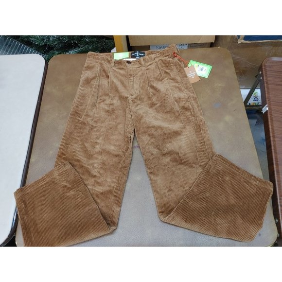 Houston White Adult Corduroy Chino Pants - Brown 34x32 - Picture 4 of 8
